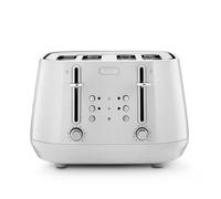 Delonghi Eclettica 4 Slice Toaster in White - CTY4003W