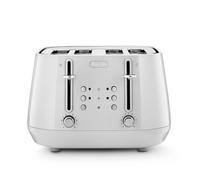 Delonghi Eclettica 4 Slot Toaster Whimsical White CTY4003.W - White