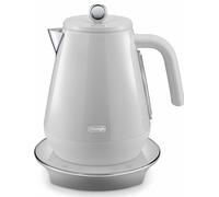 De'Longhi Eclettica BPA Free Metal Kettle KBY3001.W,Customisable 1.7L Large EACH
