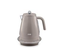 De'Longhi Eclettica SpecialTea KBY3011.BG, Classic Style Electric Kettle with Variable Temperature Control 40°-100°, Anti Scale Filter, 360° Swivel Base, Cord Storage, 1.7L, 3000W, Blissful Beige