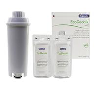 Delonghi Eco Nokalk Espresso Coffee Maker Natural Descaler & Water Filter 200ml
