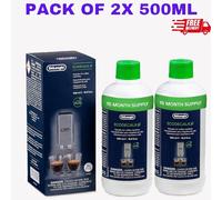 De'Longhi EcoDecalk Descaler 200ml 400ml 500ml Coffee Machine Descale Tablets UK