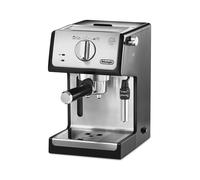 De'Longhi ECP35.31 Traditional Pump Espresso Machine - 15 Bar, Adjustable Milk Frother, E.S.E Pod Compatible, 1.1L, Black & Silver