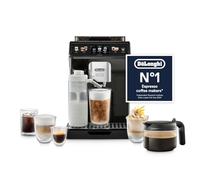 De'Longhi Eletta Explore - Automatic Coffee Machine 50+ Drinks Cold Brew | Bean to Cup, Hot&Cool LatteCrema Automatic Milk Frother, One-Touch Hot&Cold Drinks, Colour Display, Dark Grey, ECAM452.67.G