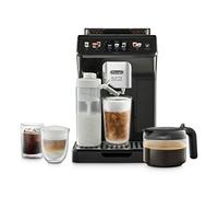 De'Longhi Eletta Explore Cold Brew ECAM452.67.G, Barista Coffee Machine with LatteCrema Hot and Cool, Espresso Machine, Automatic Coffee Bean Machine, Cold Extraction, Coffee Pot Included, Dark Grey