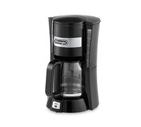 De'Longhi - Filter Coffee Machine 10-15 Cups Black | Coffee Maker, Glass Carafe,1.3L Water Tank, Anti-Drip System, Auto Shut-Off, Water Level, ICM15210