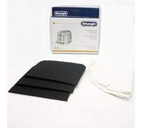 De'Longhi Genuine Original F28/D28 Series Deep Fat Fryer Filters - Pack of 6 Paper & Charcoal Filters - Easy to Fit
