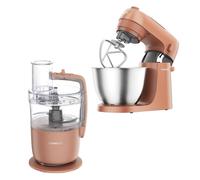 DELONGHI Go Food Processor, Stand Mixer Storm Clay Red in Copper Delonghi Copper