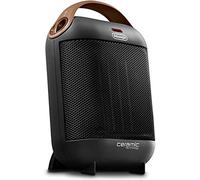 DeLonghi HFX30C18.AG Ceramic Heater | Mobile Heater for Quick and Selective Heat Supply | 2 Power Levels | Anti-Frost Function | 1800 W Power | Grey