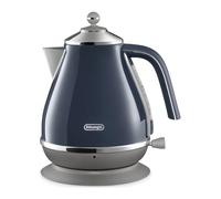 De'Longhi Icona Capitals Kettle, 1.7L, Stainless Steel, London Blue, Navy - KBOC3001.BL