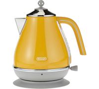 De'Longhi Icona Capitals Yellow Kettle 1.7L Vintage Style Stainless Steel 3000W