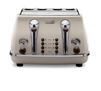 Delonghi Eclettica 4 Slot Toaster Playful Pink - Pink