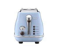 DeLonghi Icona Vintage CTOV2103.AZ Electric Toaster, 900 W - Light Blue