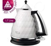 De’Longhi Brillante electric kettle 1.7 L White