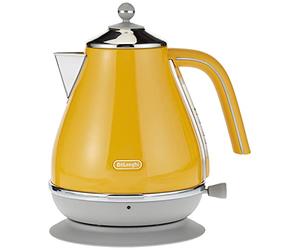 De'Longhi, KBOC3001Y, Capitals Kettle, Yellow