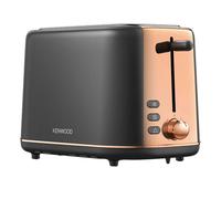 DELONGHI Kenwood 2 Slice Abbey Lux Grey/Rose Gold Toaster in Black Delonghi Black