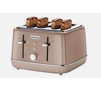 DELONGHI Kenwood Elegancy TFP10.A0BG 4-Slice Toaster Mocha in Light Brown Delonghi Light Brown