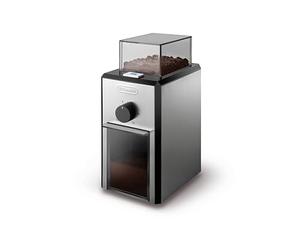 De'Longhi KG89 KG 89 Professional coffee grinder for up to 12 cups, plastic housing, silver, 110 watts
