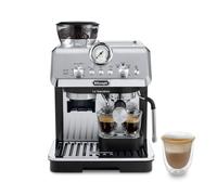 De'Longhi La Specialista Arte, Manual Bean To Cup Coffee Machine, Semi-Automatic Espresso Machine, Milk Frother, Silver/Black - EC9155.MB
