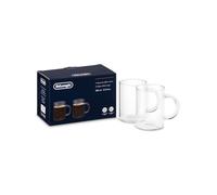 De'Longhi DLSC320 Long Coffee Glasses, 8.5 Fl oz, Set of 2