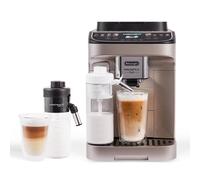 De’Longhi Magnifica Duo - Perfetto Automatic Coffee Machine with LatteCrema Automatic Milk Frothing, 20 Hot & Cold Drinks, Colour Icon Display, Silver brushed (ECAM332.80.SXB)