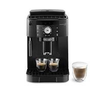 De'Longhi Magnifica S - Automatic Coffee Machine 2 Drinks Black | Bean to Cup, Manual Milk Frother, Cappuccino Maker, One-Touch Drinks, 2-Cup Function, Control Panel Buttons, ECAM11.112.B