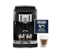 De'Longhi Magnifica S - Automatic Coffee Machine 2 Drinks Black | Bean to Cup, Manual Milk Frother, Cappuccino Maker, One-Touch Drinks, 2-Cup Function, Control Panel Buttons, ECAM22.110.B