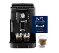 De'Longhi Magnifica S ECAM11.112.B, Kaffeevollautomat mit Milchaufschäumdüse für Cappuccino, mit Espresso Direktwahltasten und Drehregler, 2-Tassen-Funktion, Schwarz