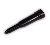 Delonghi Milk Frother Nozzle, 2 Centiliters, Black, Round, Stainless Steel, Replacement Part, Modern