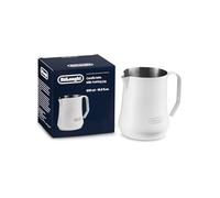 De'Longhi Milk Frothing Pitcher, Matte White Stainless Steel, 17 oz