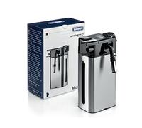 DeLonghi Milk Jug 0.64 liters, Silver, Black with Lid and Induction Pipe, ESAM 6900
