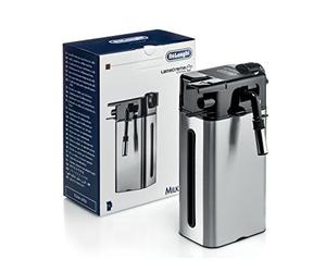 DeLonghi Milk Jug 0.64 liters, Silver, Black with Lid and Induction Pipe, ESAM 6900