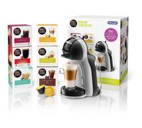 De'Longhi Nescafé Dolce Gusto Mini Me, Single Serve Capsule Coffee Machine Starter Kit, Including 6 boxes of Coffee Pods, EDG155.BG, Black