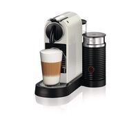 Nespresso Citiz Coffee Machine with Aeroccino Milk Frother, White