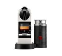 De'Longhi Nespresso Citiz Coffee Machine with Milk Frother - White