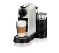 Nespresso Citiz Coffee Machine with Aeroccino Milk Frother, White