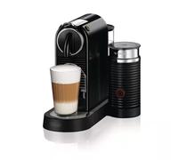 Nespresso Citiz Coffee Machine with Aeroccino Milk Frother, Black