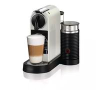 Nespresso Citiz Coffee Machine with Aeroccino Milk Frother, White
