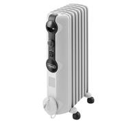 DELONGHI Oil Filled Radiator 1500W, TRRS0715 in White | Size: Single Delonghi White Single
