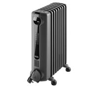 Delonghi Oil Filled Radiator, 2000W Electric Heater, Grey, TRRS0920E