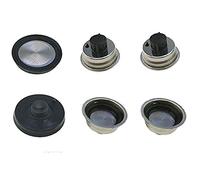 De'Longhi Original FILTRO CREMA CIALDA 1 TZ + 2 TAZZE + MONTACREMA COFFEE FILTER, White, 1 Count