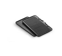 De'Longhi GRIDDLE_PLATE Kit, Multi-Grill Plate, Aluminium, Rectangular, Black, Dishwasher Safe