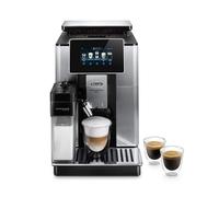 Delonghi PrimaDonna Soul One Connected Touch Bean to Cup coffee machine Metal & Black ECAM610.75.MB - Silver