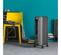 Delonghi Radia S Grey Radiator 1.5KW Electric Heater Oil Power Portable Digital
