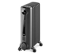 Delonghi Radia S Grey Radiator 1.5KW Electric Heater Oil Power Portable Digital