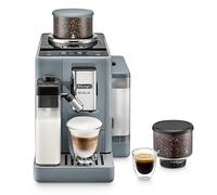 Delonghi Rivelia EXAM440.55.G, Fully Automatic Coffee Machine with LatteCrema Hot, Automatic Milk Frother, Compact Size Bean to Cup Coffee Machine, 16 Recipes, Full Touch Colored Display, Pebble Grey