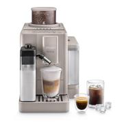 De'Longhi Rivelia Start - Automatic Coffee Machine 10 Drinks Beige | Bean to Cup Coffee Machine, LatteCrema Automatic Milk Frother, Colour Touch Display, Interchangeable Hoppers, EXAM420.55.BG