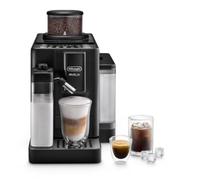 De'Longhi Rivelia Start - Automatic Coffee Machine 10 Drinks Black | Bean to Cup Coffee Machine, LatteCrema Automatic Milk Frother, Colour Touch Display, Interchangeable Hoppers EXAM420.55.BXL