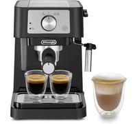 De'Longhi Stilosa Espresso Coffee Machine, 15 Bar, Milk Frother Steam Wand, Compact, Black - EC260.BK