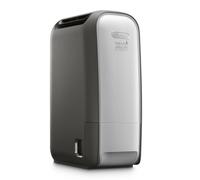 De'Longhi Tasciugo AriaDry Light - Portable Home Dehumidifier, Zeolite Technology and Ionizer, 7.5L/Day, Clothes Dryer, Anti-Mold, Silent, Swing Function, Timer, Gray (DNS80)